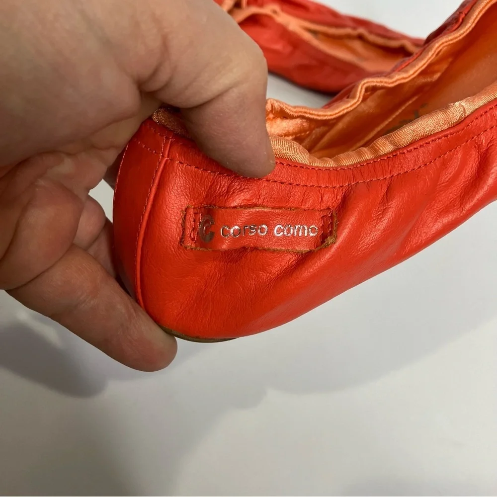 Corso Como Ballasox‎ ballet flats bright orange size 7